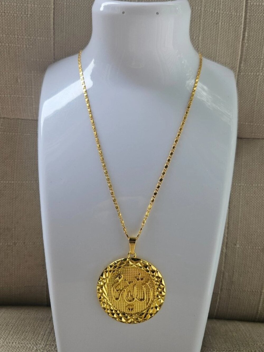 ALLAH Pendant Necklace Religious Muslim Jewelry Islamic Necklace Fashion Jewelry - Picture 10 of 12